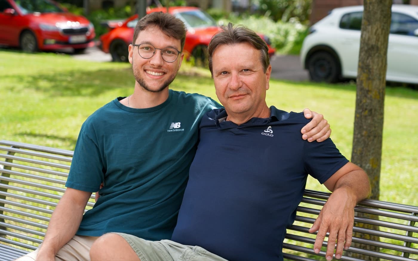 Father and son — the Elsitronics team